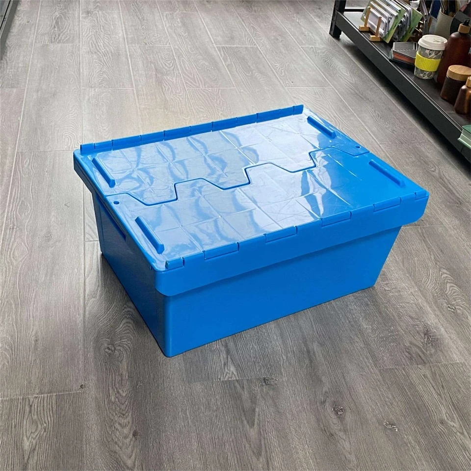 Logistics Plastic Box With Lid Can Be Set Stacked factory